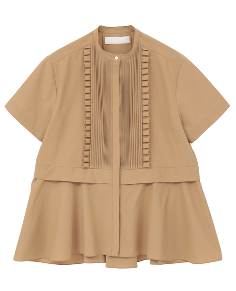 【MARILYN MOON/マリリンムーン】フロントフリルブラウス（4262-168） 詳細画像 キャメル 1