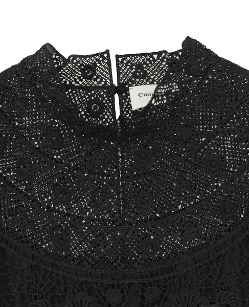 【CHOKLATE PARIS/チョコレート・パリ】レースブラウス 詳細画像 ブラック 3