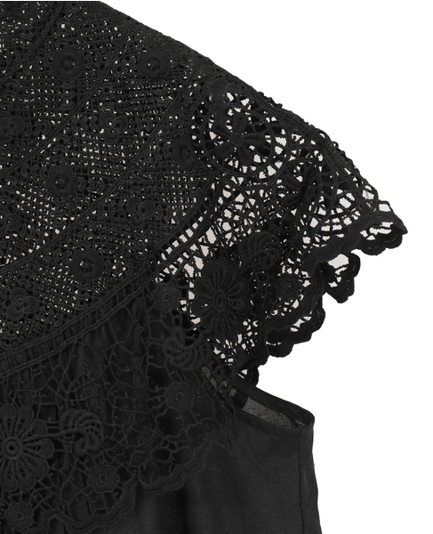 【CHOKLATE PARIS/チョコレート・パリ】レースブラウス 詳細画像 ブラック 4