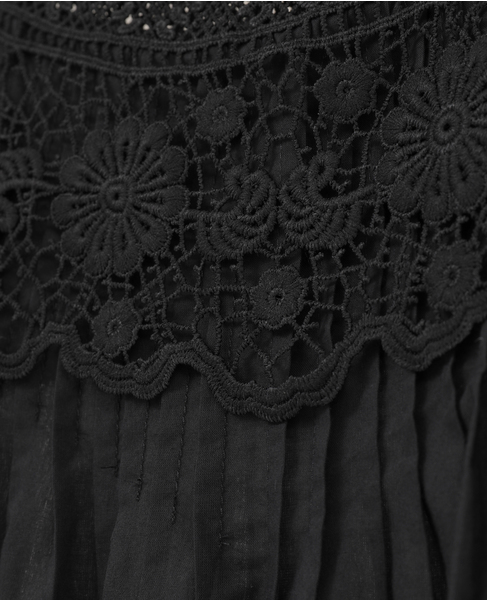 【CHOKLATE PARIS/チョコレート・パリ】レースブラウス 詳細画像 ブラック 7