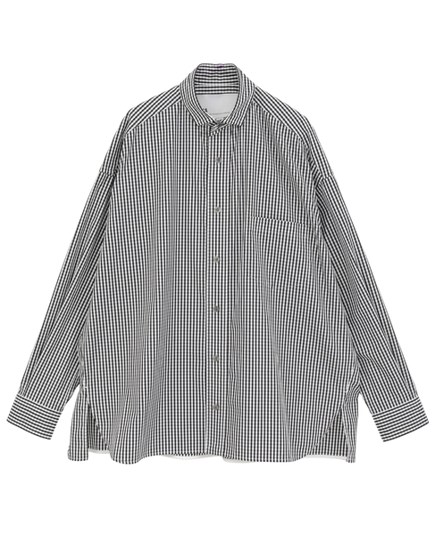 【TICCA/ティッカ】スクエアビッグシャツ（TBFS-001） 詳細画像 ブラック 1