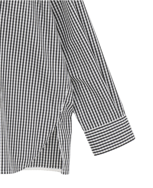 【TICCA/ティッカ】スクエアビッグシャツ（TBFS-001） 詳細画像 ブラック 4