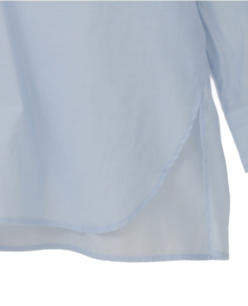 【TICCA/ティッカ】コットンシルクスクエアビッグシャツ（TBFS-113） 詳細画像 サックス 5