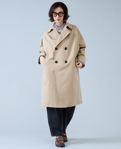 《別注》【TICCA/ティッカ】テントトレンチコート（TBFS-161） 詳細画像 ベージュ 10