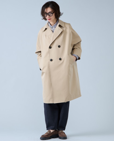 《別注》【TICCA/ティッカ】テントトレンチコート（TBFS-161） 詳細画像 ベージュ 11