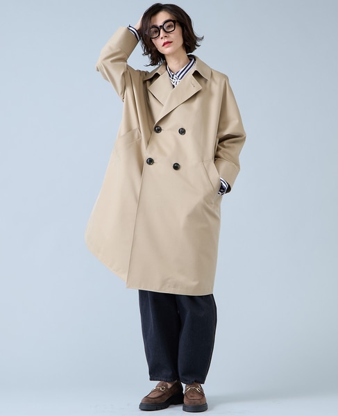 《別注》【TICCA/ティッカ】テントトレンチコート（TBFS-161） 詳細画像 ベージュ 12