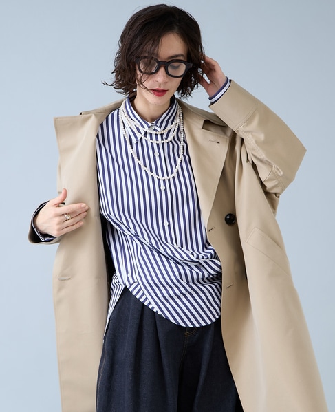 《別注》【TICCA/ティッカ】テントトレンチコート（TBFS-161） 詳細画像 ベージュ 18