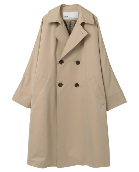 《別注》【TICCA/ティッカ】テントトレンチコート（TBFS-161） 詳細画像 ベージュ 19