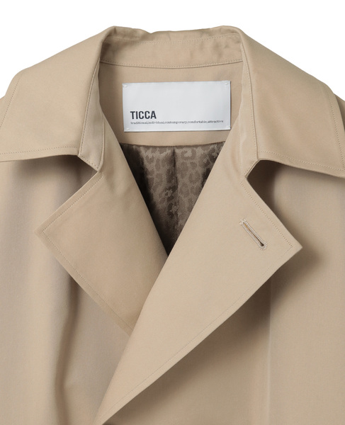 《別注》【TICCA/ティッカ】テントトレンチコート（TBFS-161） 詳細画像 ベージュ 21