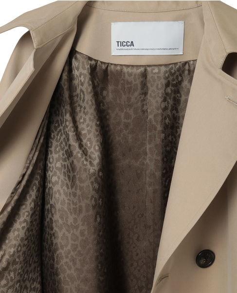 《別注》【TICCA/ティッカ】テントトレンチコート（TBFS-161） 詳細画像 ベージュ 25