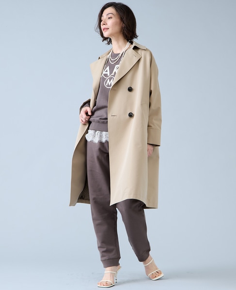 《別注》【TICCA/ティッカ】テントトレンチコート（TBFS-161） 詳細画像 ベージュ 4