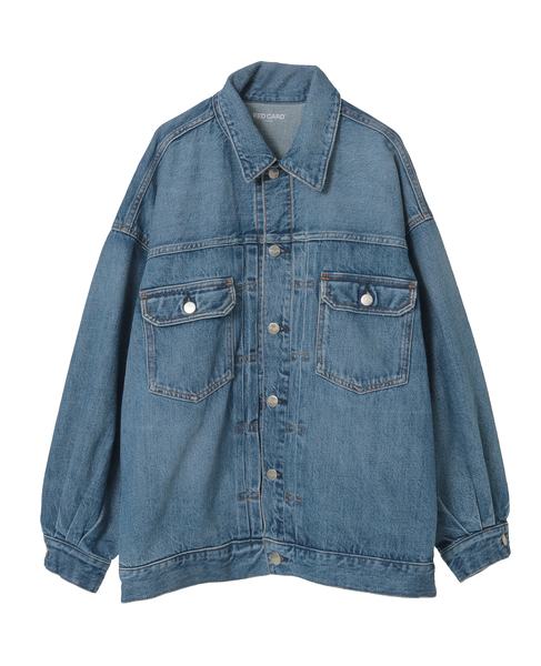 【RED CARD/レッドカード】デニムジャケット（Lexington） 詳細画像 ブルー(kita-Indigo Mid) 1