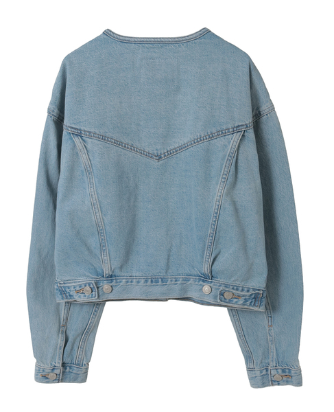 【Levis/リーバイス】COLLARLESS SHRUNKEN 90S TRUCKER 詳細画像 ブルー 2