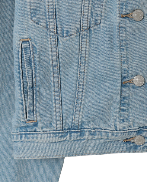 【Levis/リーバイス】COLLARLESS SHRUNKEN 90S TRUCKER 詳細画像 ブルー 5