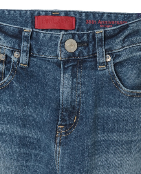【RED CARD/レッドカード】デニムパンツ（35th Anniv.Straight） 詳細画像 ブルー(akira-Vintage Mid) 3