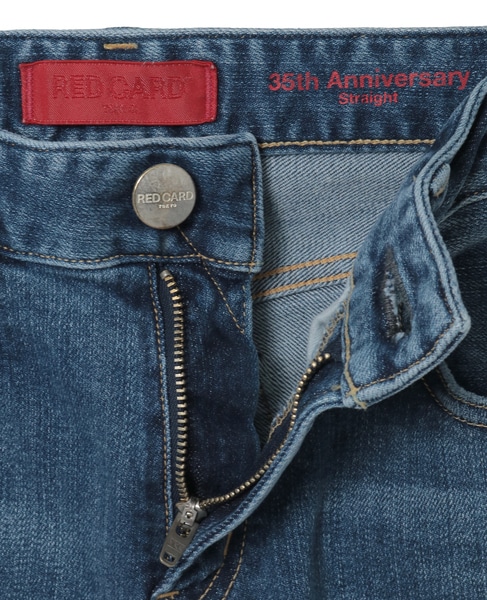 【RED CARD/レッドカード】デニムパンツ（35th Anniv.Straight） 詳細画像 ブルー(akira-Vintage Mid) 4