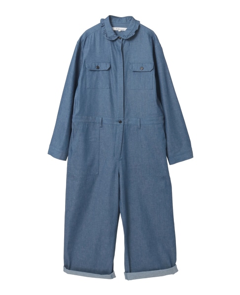 【Bilitis dix-sept ans/ビリティス・ディセッタン】Denim All in One 詳細画像 インディゴ 1
