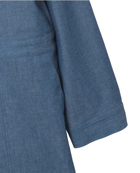 【Bilitis dix-sept ans/ビリティス・ディセッタン】Denim All in One 詳細画像 インディゴ 4