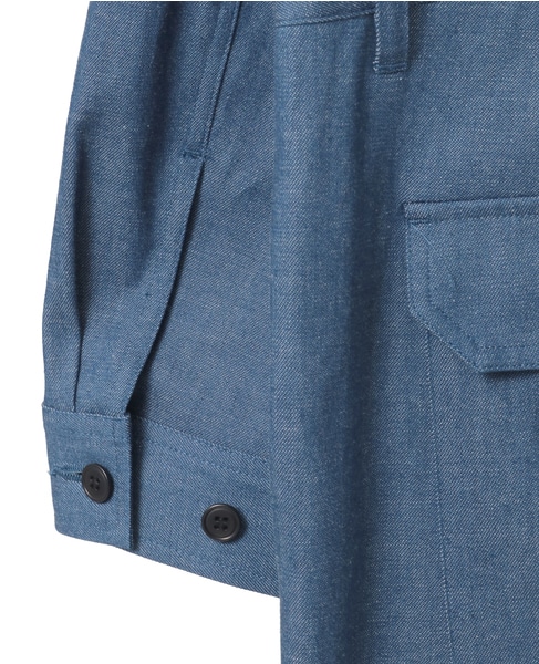 【Bilitis dix-sept ans/ビリティス・ディセッタン】Denim All in One 詳細画像 インディゴ 5