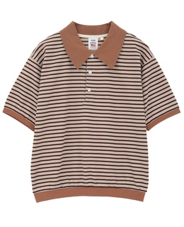 【STAR&STRIPE/スターアンドストライプ】ボーダーポロニット（SSMD-199M）