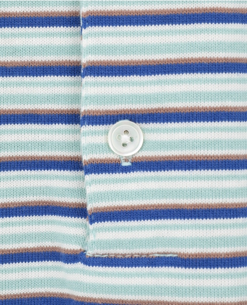 【STAR&STRIPE/スターアンドストライプ】ボーダーポロニット（SSMD-199M） 詳細画像 ブルー 6