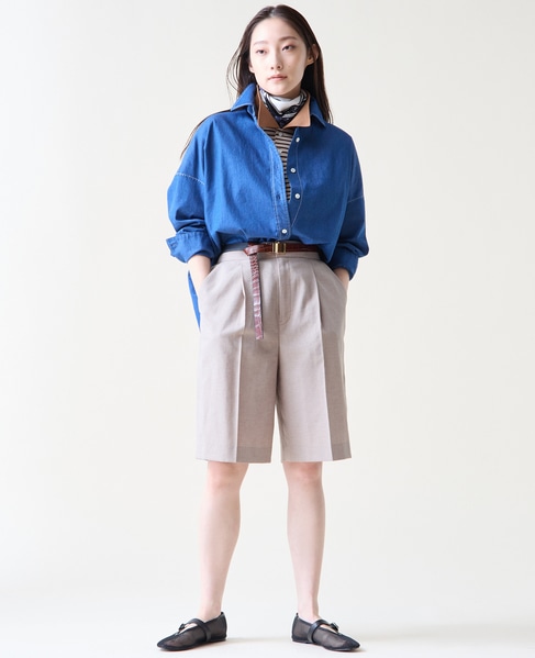 【STAR&STRIPE/スターアンドストライプ】ボーダーポロニット（SSMD-199M） 詳細画像 ブラウン 3