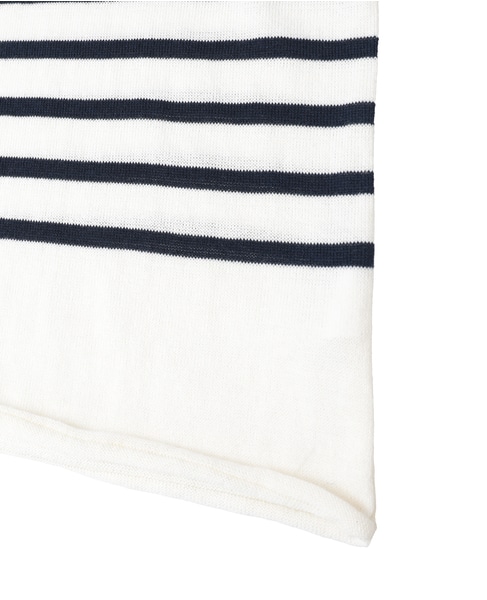 【TRICOTS JEAN MARC/トリコットジーンマルク】ボーダーニット（NIKITI） 詳細画像 ホワイト×ネイビー 5
