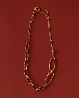【ADER.bijoux/アデルビジュー】CUTSTEEL sparkle short necklace