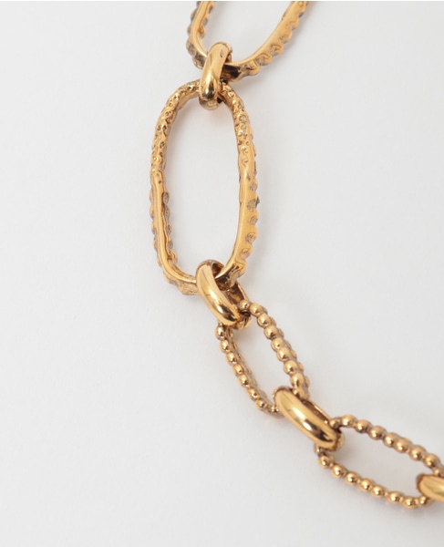 【ADER.bijoux/アデルビジュー】CUTSTEEL sparkle short necklace 詳細画像 ゴールド 3