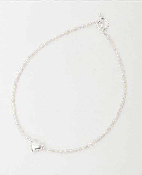 【quip queint/クィップクエイント】noa pearl necklace 詳細画像 シルバー 2