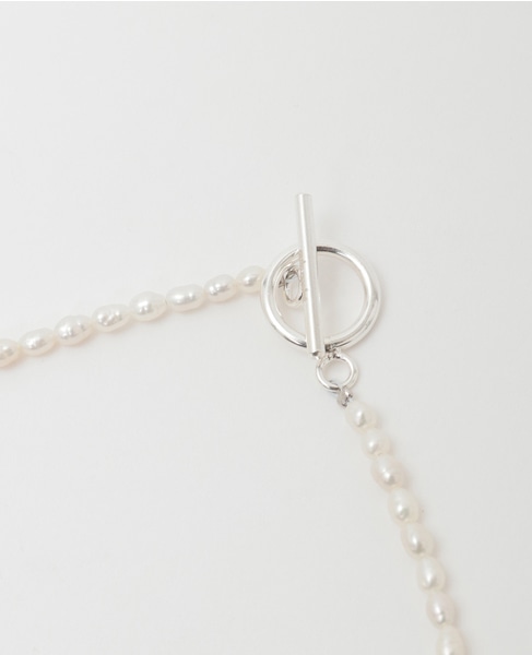 【quip queint/クィップクエイント】noa pearl necklace 詳細画像 シルバー 3
