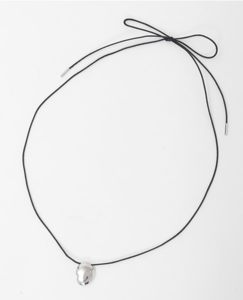 【SOAC/ソーク】Plump Drop Cord Necklace 詳細画像 シルバー 1