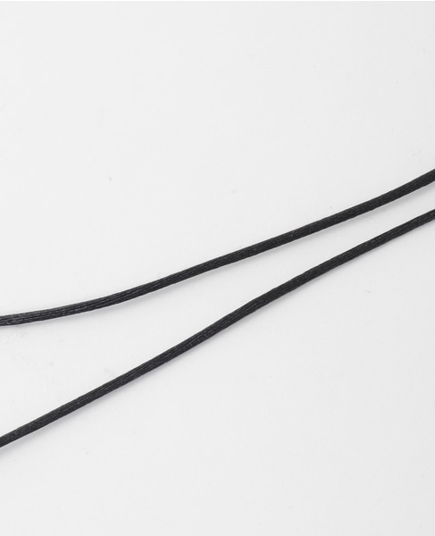 【SOAC/ソーク】Plump Drop Cord Necklace 詳細画像 シルバー 3