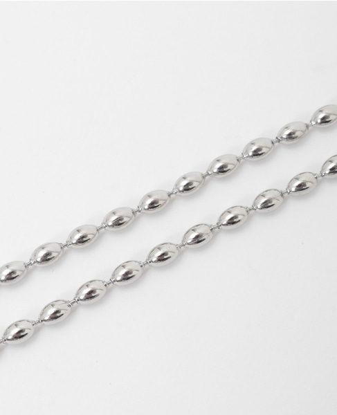 【SOAC/ソーク】Drop Chain Long Necklace 詳細画像 シルバー 3