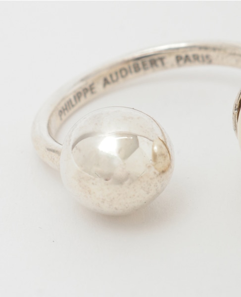【PHILIPPE AUDIBERT/フィリップオーディベール】パールリング（BG6196:AR） 詳細画像 シルバー 3