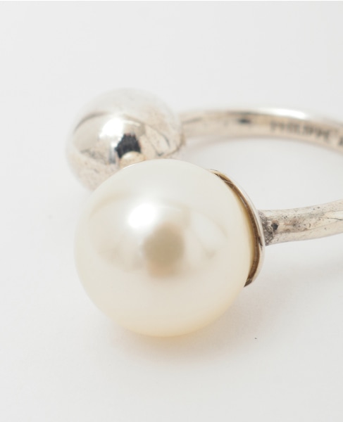 【PHILIPPE AUDIBERT/フィリップオーディベール】パールリング（BG6196:AR） 詳細画像 シルバー 4