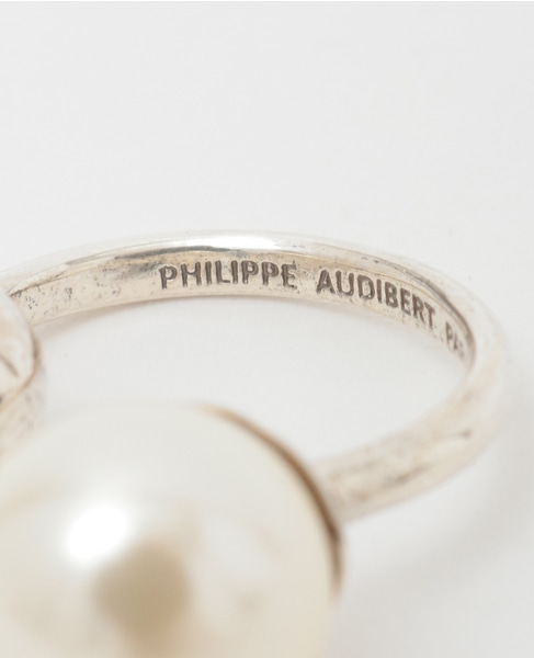 【PHILIPPE AUDIBERT/フィリップオーディベール】パールリング（BG6196:AR） 詳細画像 シルバー 5