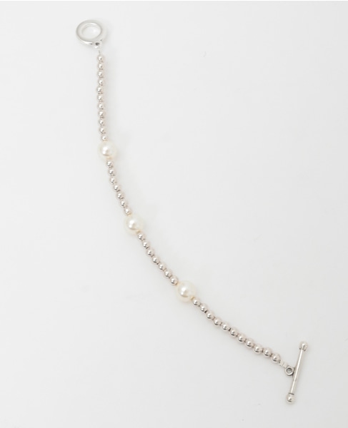 《別注》【PHILIPPE AUDIBERT/フィリップオーディベール】パールブレスレット（BR6823:AR） 詳細画像 シルバー 5
