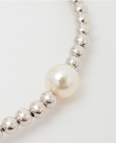 《別注》【PHILIPPE AUDIBERT/フィリップオーディベール】パールブレスレット（BR6823:AR） 詳細画像 シルバー 6