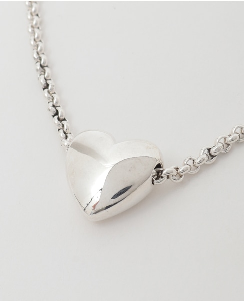 【PHILIPPE AUDIBERT/フィリップオーディベール】ハートネックレス（COS6087:AR） 詳細画像 シルバー 2