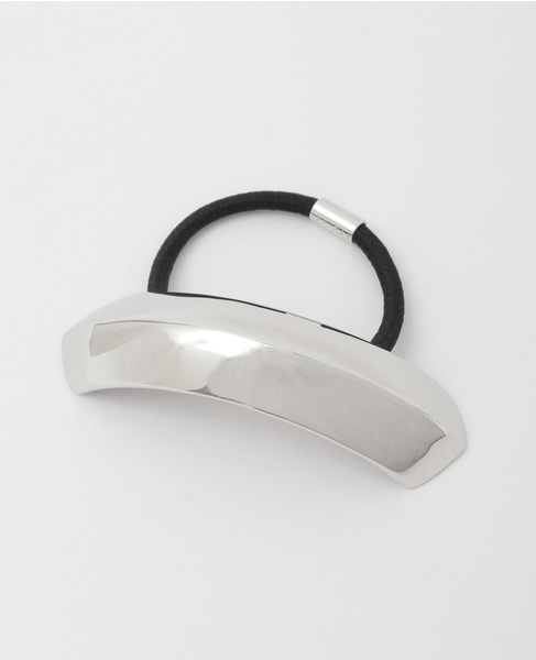 【JAMIRAY/ジャミレイ】BAMBOO LEAVES HAIR TIE 詳細画像 シルバー 1