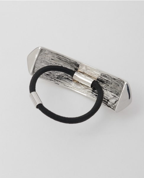 【JAMIRAY/ジャミレイ】BAMBOO LEAVES HAIR TIE 詳細画像 シルバー 2