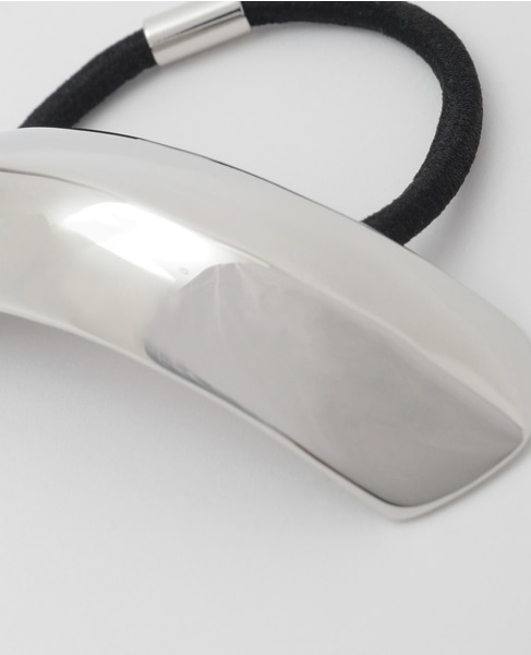 【JAMIRAY/ジャミレイ】BAMBOO LEAVES HAIR TIE 詳細画像 シルバー 3