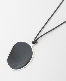 【JAMIRAY/ジャミレイ】BEAN STONE CORD NECKLACE