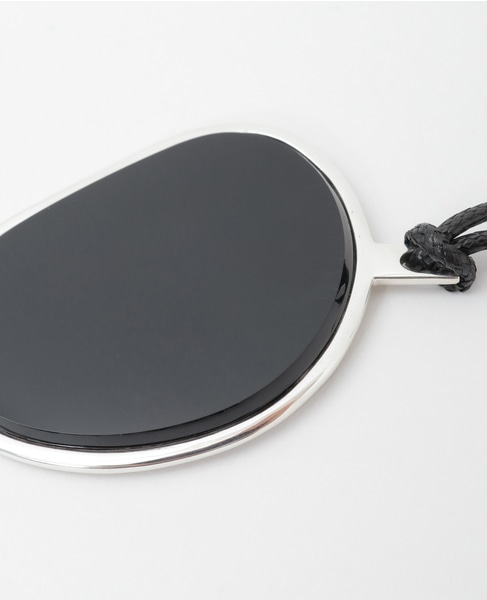 【JAMIRAY/ジャミレイ】BEAN STONE CORD NECKLACE 詳細画像 ブラック 5