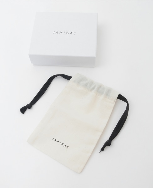 【JAMIRAY/ジャミレイ】BEAN STONE CORD NECKLACE 詳細画像 ブラック 6