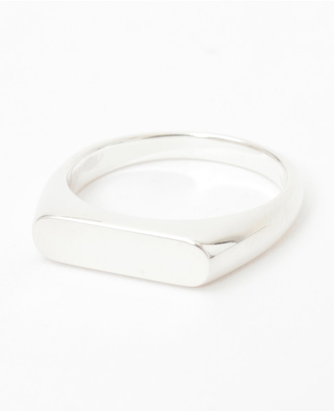 【SYMPATHY OF SOUL/シンパシーオブソウル】Thin Signet Ring 詳細画像 シルバー 1