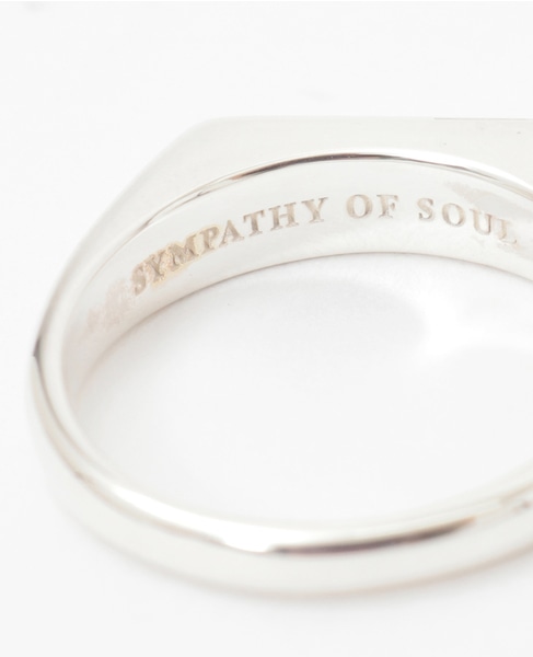 【SYMPATHY OF SOUL/シンパシーオブソウル】Thin Signet Ring 詳細画像 シルバー 4
