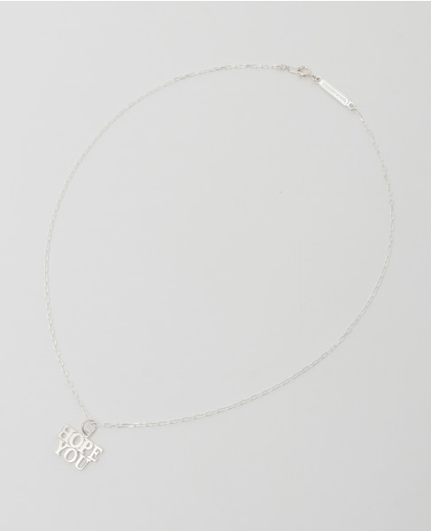 【SYMPATHY OF SOUL/シンパシーオブソウル】HOPE YOU Charm Necklace 詳細画像 シルバー 1