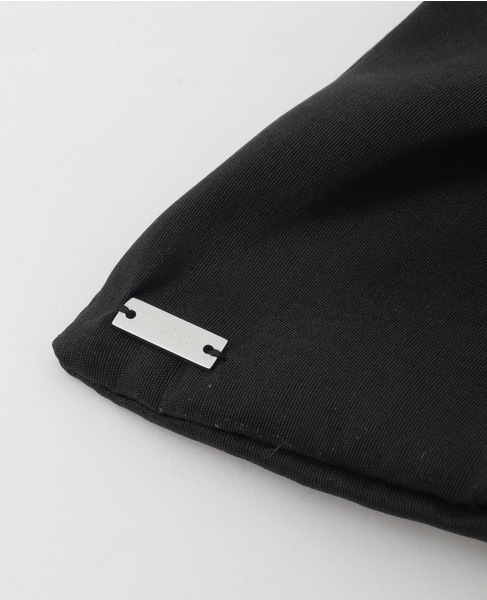 【Heyep/ヘイップ】Silk Square Medium Scrunchie 詳細画像 ブラック 3